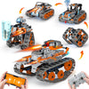 5In1 Stem Building Toys For Kids 6-14, Remote & App Controlled Mech Robots/Heavy Tanks/Tracked Racer Stem Building Kit For Kid S