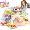 Innofans Unicorn Toys For Girls Age 4-6,48 Piece Unicorn Large Floor Puzzles For Kids Ages 3-5, Toddler Learning Preschool Educational Development Toys Christmas Birthday Gift For Boys Girls