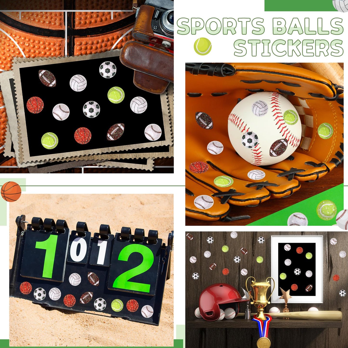 Lincia 1200 Pcs Ball Glitter Stickers Sparkly Small Stickers For Kids Toddlers Teacher Reward Sheet Incentive Charts Classroom S