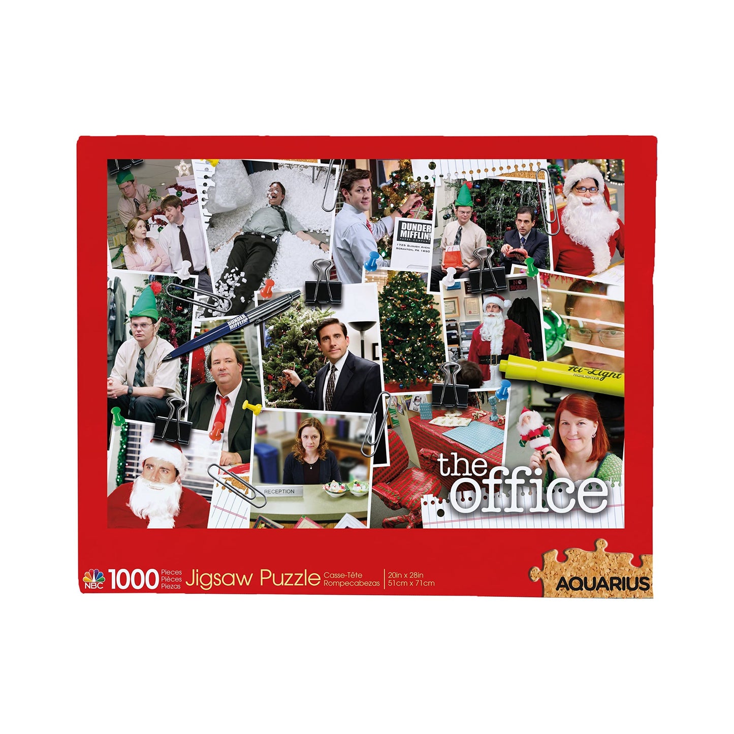 Aquarius The Office Puzzle (1000 Piece Jigsaw Puzzle) - Glare Free - Precision Fit - Officially Licensed The Office Merchandise & Collectibles - 20 X 28 Inches
