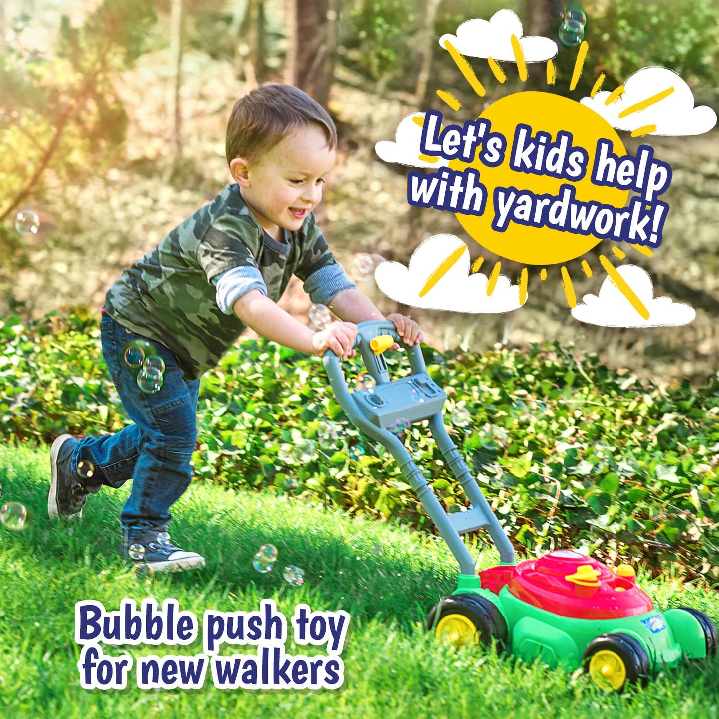 Bubble Fun Lawn Mower(Pack Of 1)