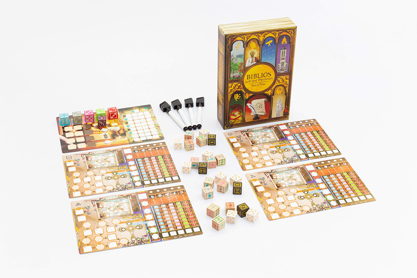 Dr. Finn'S Games Biblios - Quill And Parchment, Multi