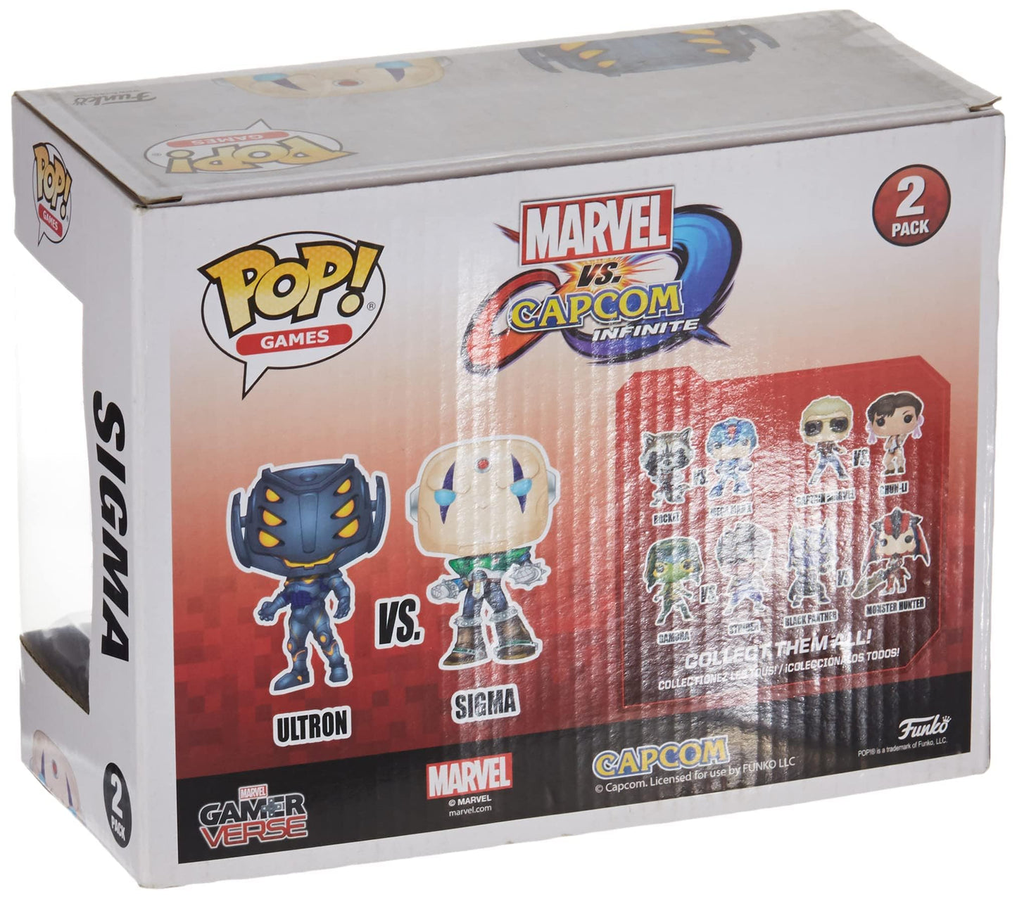 Funko Pop! Tv: Marvel Vs Capcom - Ultron Vs Sigma Collectible Figure