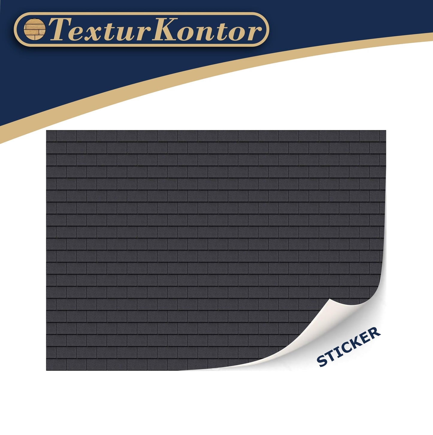 3 Sheets Self-Adhesive Roof Tiles and Shingles for Dollhouses Scale 1:12 (Roof Shingles Black Rectangular)