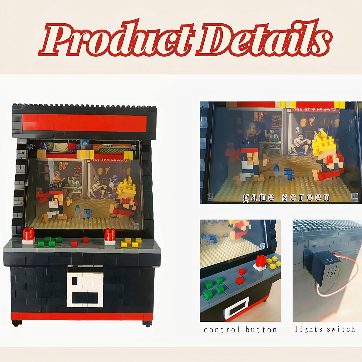 Vziimo Fighter Game Micro Blocks Sets For Adults And Kids 12+ Building Toys, Diy Bricks Gifts For Boys Girls- Compatible With Nano(1060 Pieces)