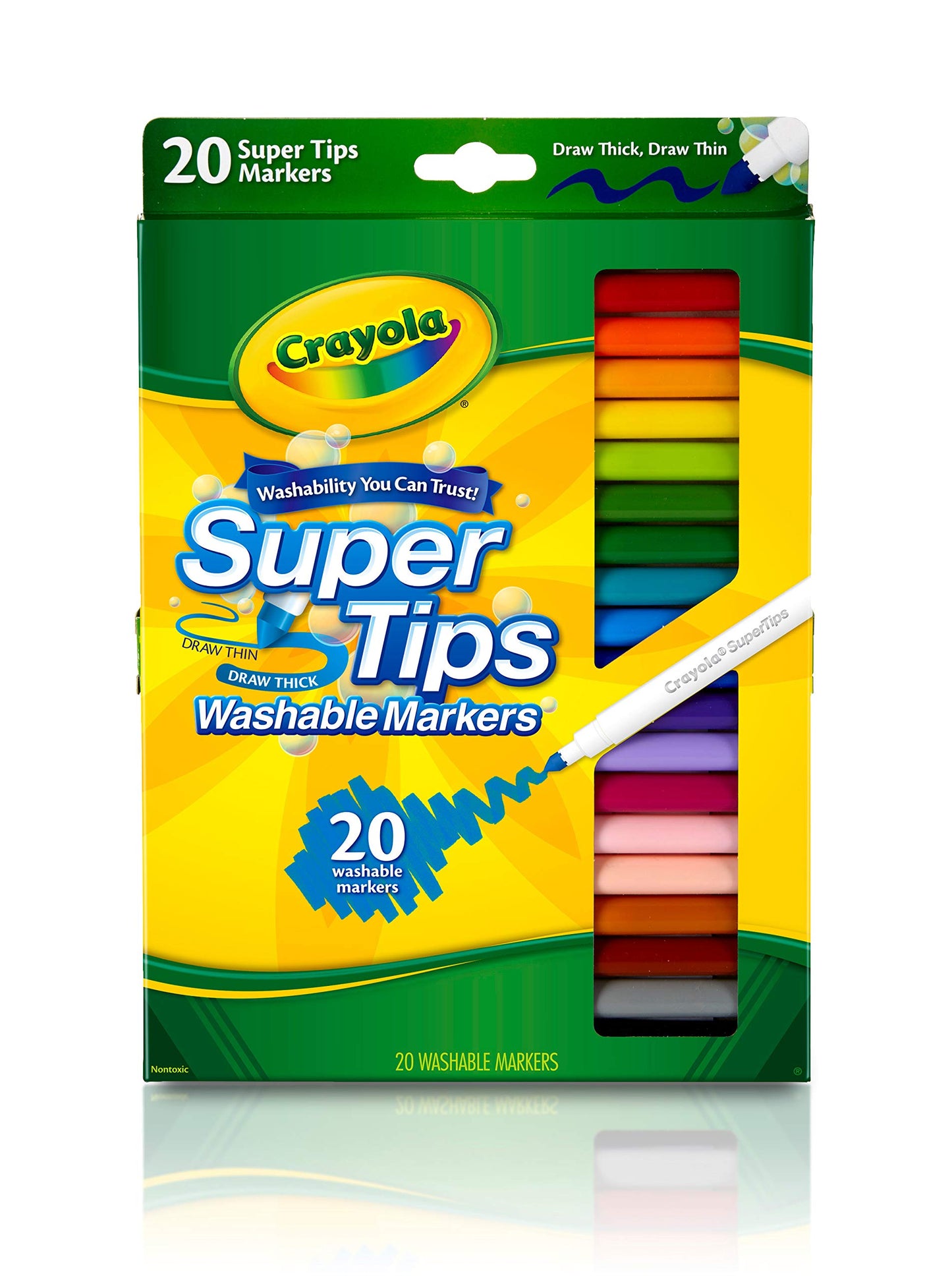 Crayola 20 Ct Super Tips Washable Markers