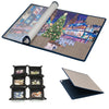 Tektalk Foldable Jigsaw Puzzle Board, Portable Mat with Dustproof Cover, Non-Slip, 1000 Pieces, Model WGPTB007, Gray
