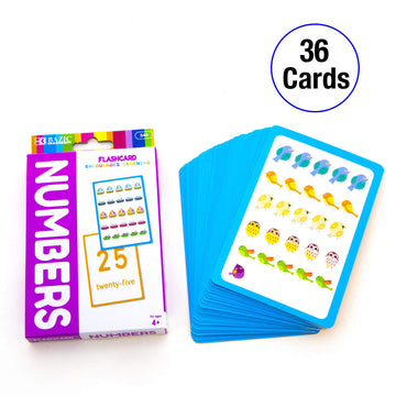 Bazic Numbers Flash Cards (Pack Of 36) (544)