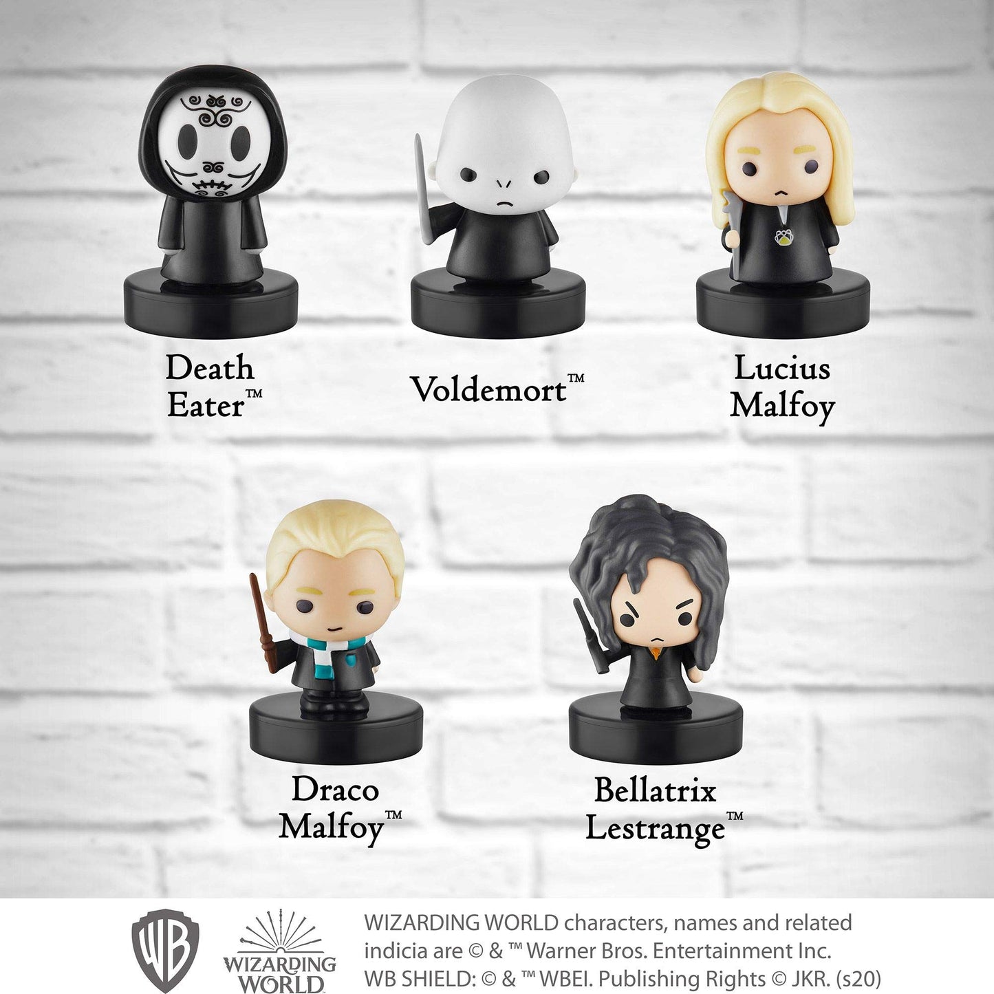 Self-Inking Harry Potter™ Stampers, Set Of 5 – Harry Potter Gifts, Collectables, Party Decor, Cake Toppers – Death Eater, Voldemort, Lucius Malfoy And More By Pmi, 2.5 In. Tall