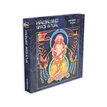 RockSaws Hawkwind Space Ritual Jigsaw Puzzle - 500 Pieces, 16 x 16 in, Cardboard
