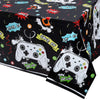 WERNNSAI Watercolor Video Game Party Tablecloth - 1 Pack 54 x 108 Video Game Party Supplies for Boys Birthday Party Decorati