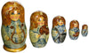 Music Angel 5-Nest Matreshka Stacking Dolls Set - 130110 By G.Debrekht
