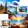 2 Pack Puzzles For Adults 1000 Pieces-Hawaii Beach & Moraine Lake Difficult Jigsaw Puzzles For Adults,Hard Jigsaw Puzzle Decorations Diy Leisure Game Toy Suitable Family Friends(27.5X20 Inches)