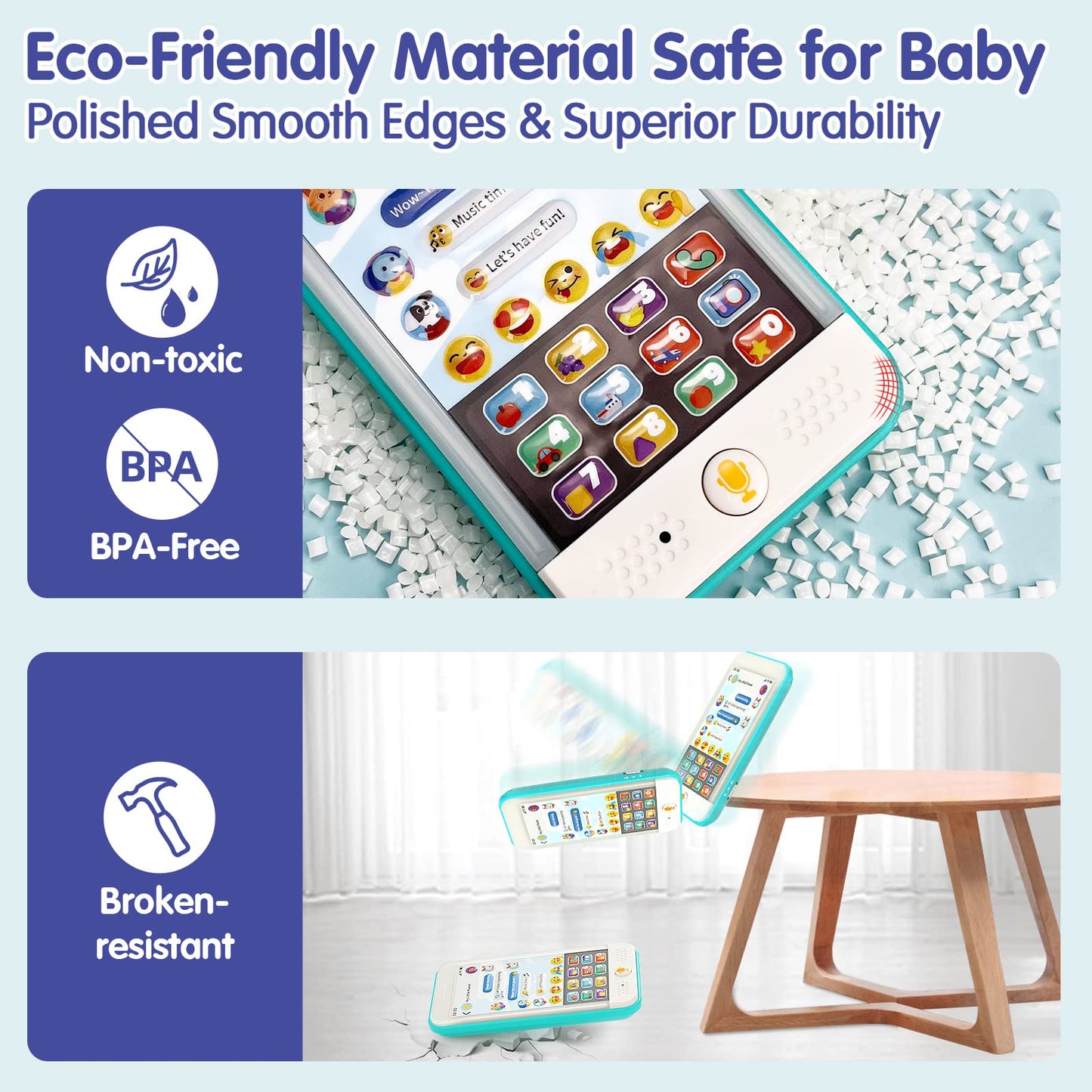 Toys For 1 Year Old Boy Toys, 29 Function Toy Phone Baby Toys 12-18 Months 1 Year Old Toys For 1 + Year Old Boy Baby Toys 6-12 M