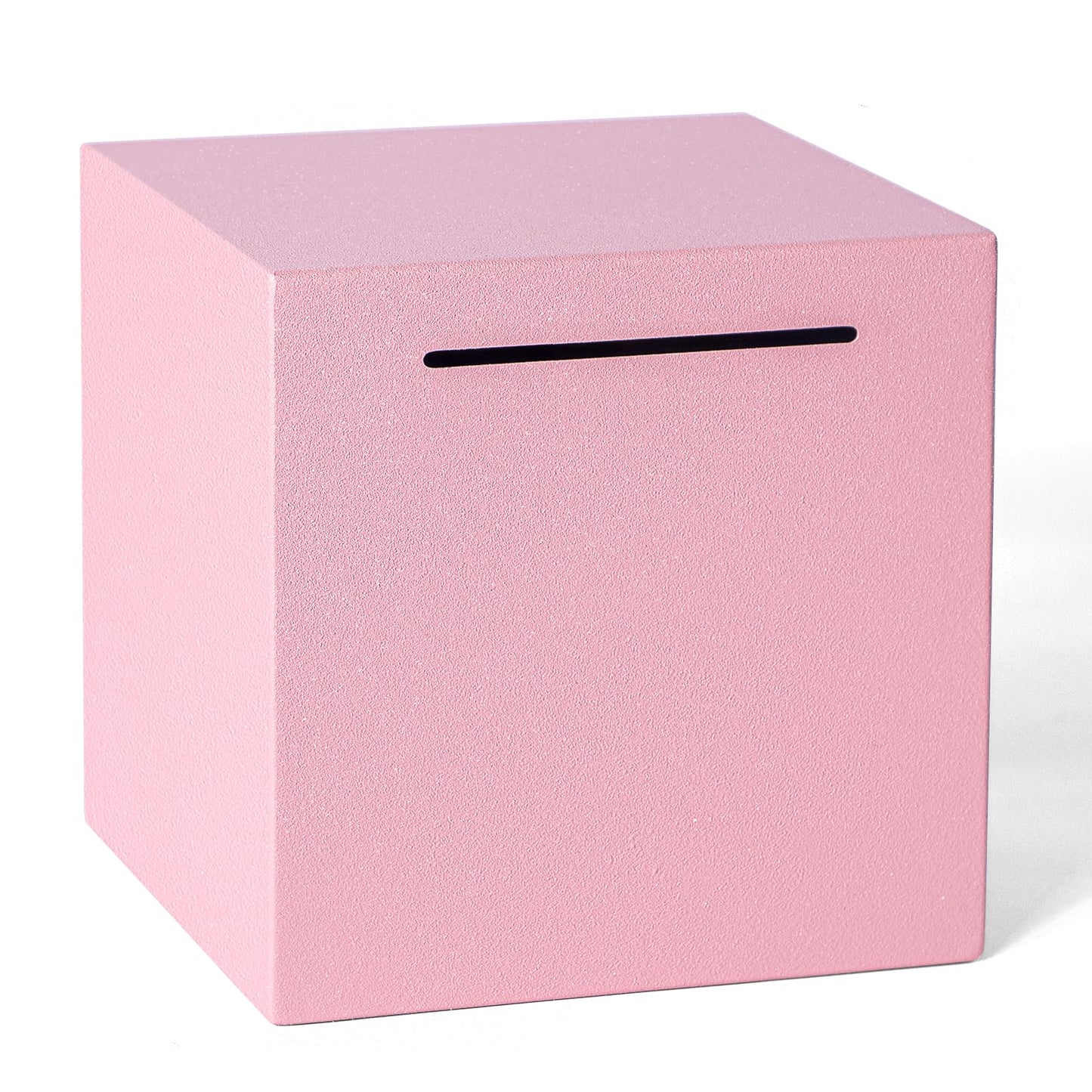 Piggy Bank For Adults Must Break To Open, Unbreakable Adults Piggy Bank Made Of Stainless Steel, Metal Saving Bank (Pink, 5.9-In