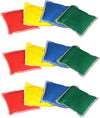 GSi Mini Toy Bean Bags | Used for Physical Education Outdoor & Hand toss Games Fun Activities Equipment for Kids | Made of enhanced Cotton Fabric with Superior overlock Stitching | Pack of 12