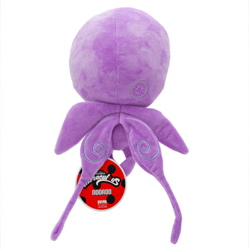 Miraculous Ladybug Nooroo Plush Toy - 9-inch Soft Stuffed Animal, Purple, Model 39004