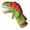 Aurora® Interactive Hand Puppet Velociraptor Stuffed Animal - Storytelling Adventures - Playful Learning - Green 10 Inches