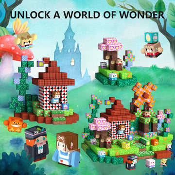 GobiDex 100PCS Magnetic Blocks Building Toys for 3+ Years Old Girls Boys, Game-Based Build MagWonder with Sensory Construction S