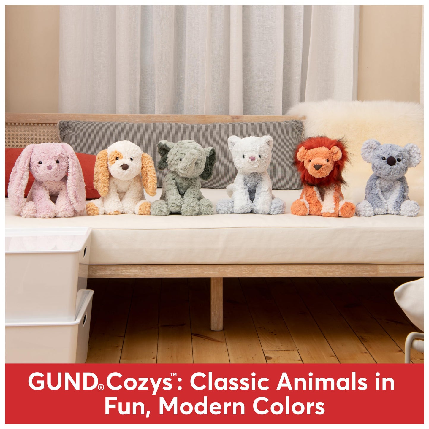 Gund Cozys Collection Puppy Plush, Puppy Dog Stuffed Animal For Ages 1 And Up, Tan/Cream, 10''