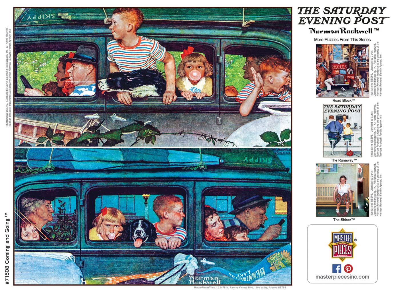 Masterpieces 1000 Piece Jigsaw Puzzle For Adults, Family, Or Youth - Coming And Going - 25''X25''
