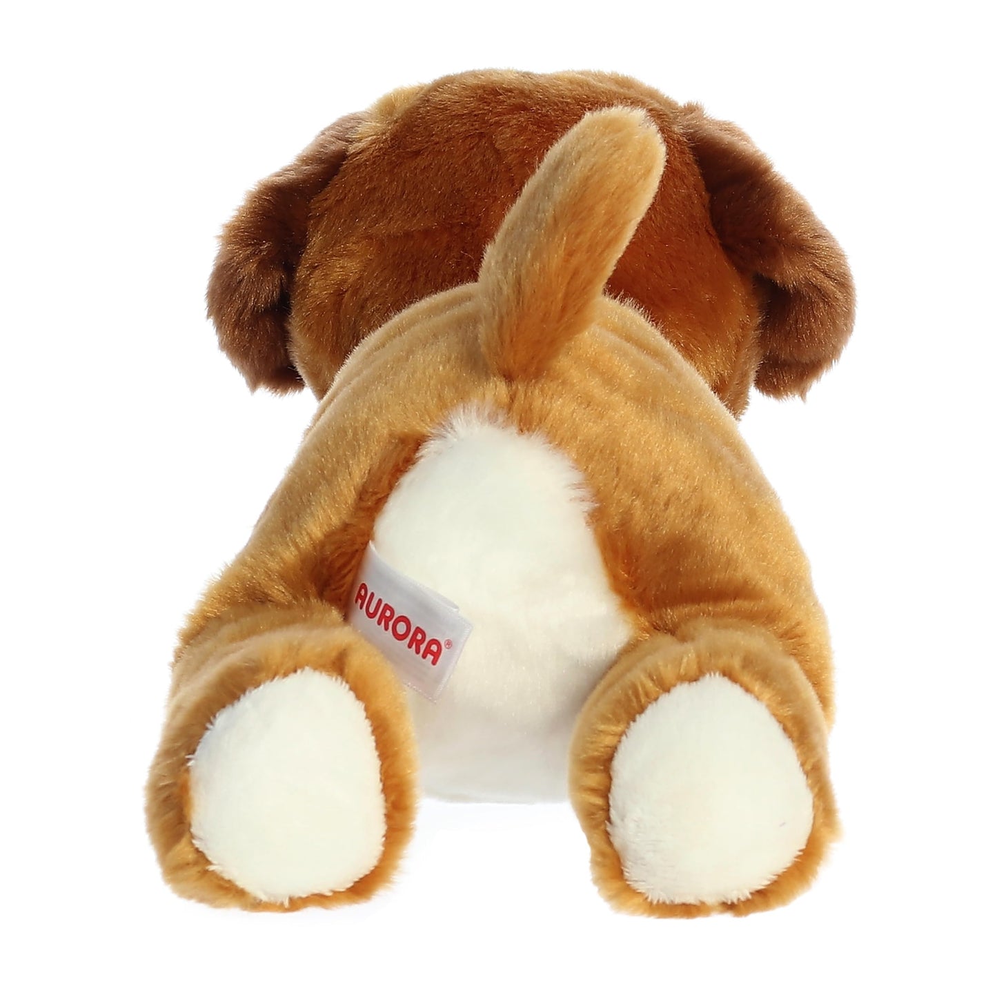 Aurora® Adorable Flopsie™ Chad Boxer™ Stuffed Animal - Playful Ease - Timeless Companions - Brown 12 Inches