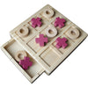 Aerolf Tic Tac Toe Wooden Board - Family Game, Classic Wooden Board Game, Classical Family Board Game, Strategy Board Game, Outd