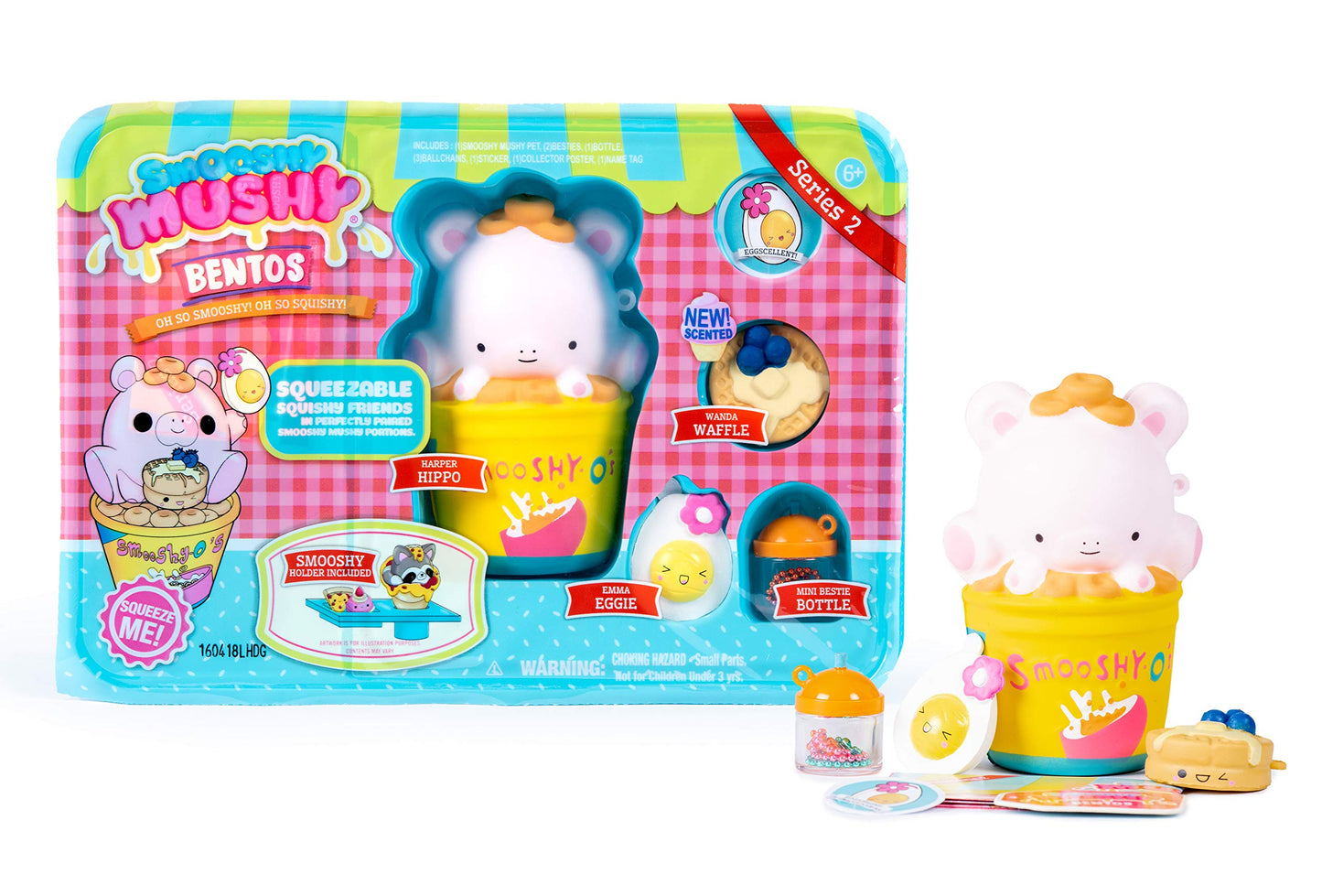 Smooshy Mushy Bento Boxes Series 2 - Multicolor Foam Containers, Model 174932-R2