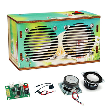 Diy Bluetooth Speaker Kit, Stem Projects For Kids Ages 8-12, Science Kits For Kids Age 12-14, Stem Kits For Kids Ages 10-12-14-16, Gifts For 9 10 11 12 13 14 15 16 Year Old Boys Teens (Green)