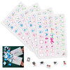 Seenelling 4 Pcs Mahjong Tile Mixer Shuffler for Mixing and Shuffling Tiles Plastic Mahjong Accessories Gifts for Lovers Playing