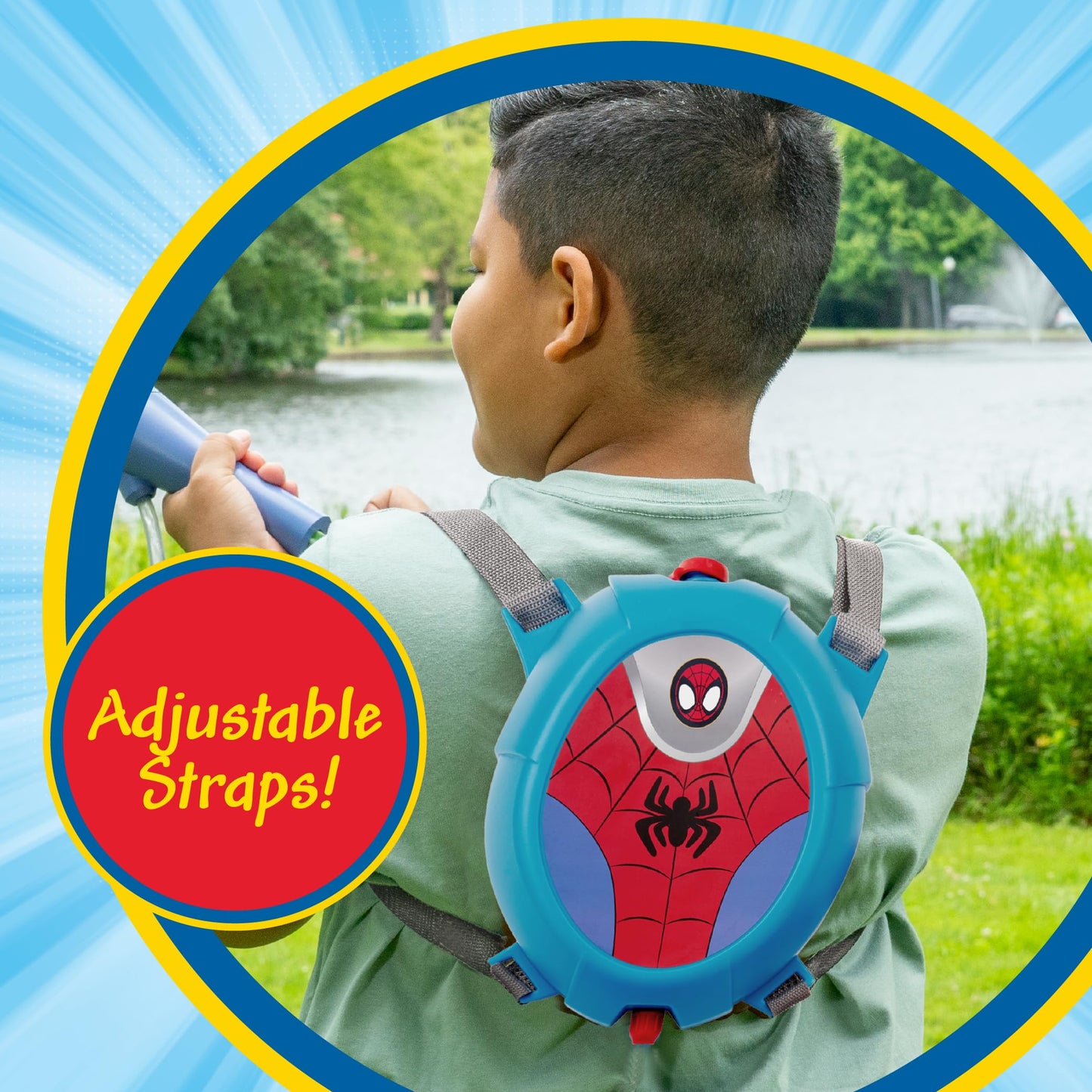 Spiderman Water Backpack Water Toy, Outdoor Water Blaster For Kids