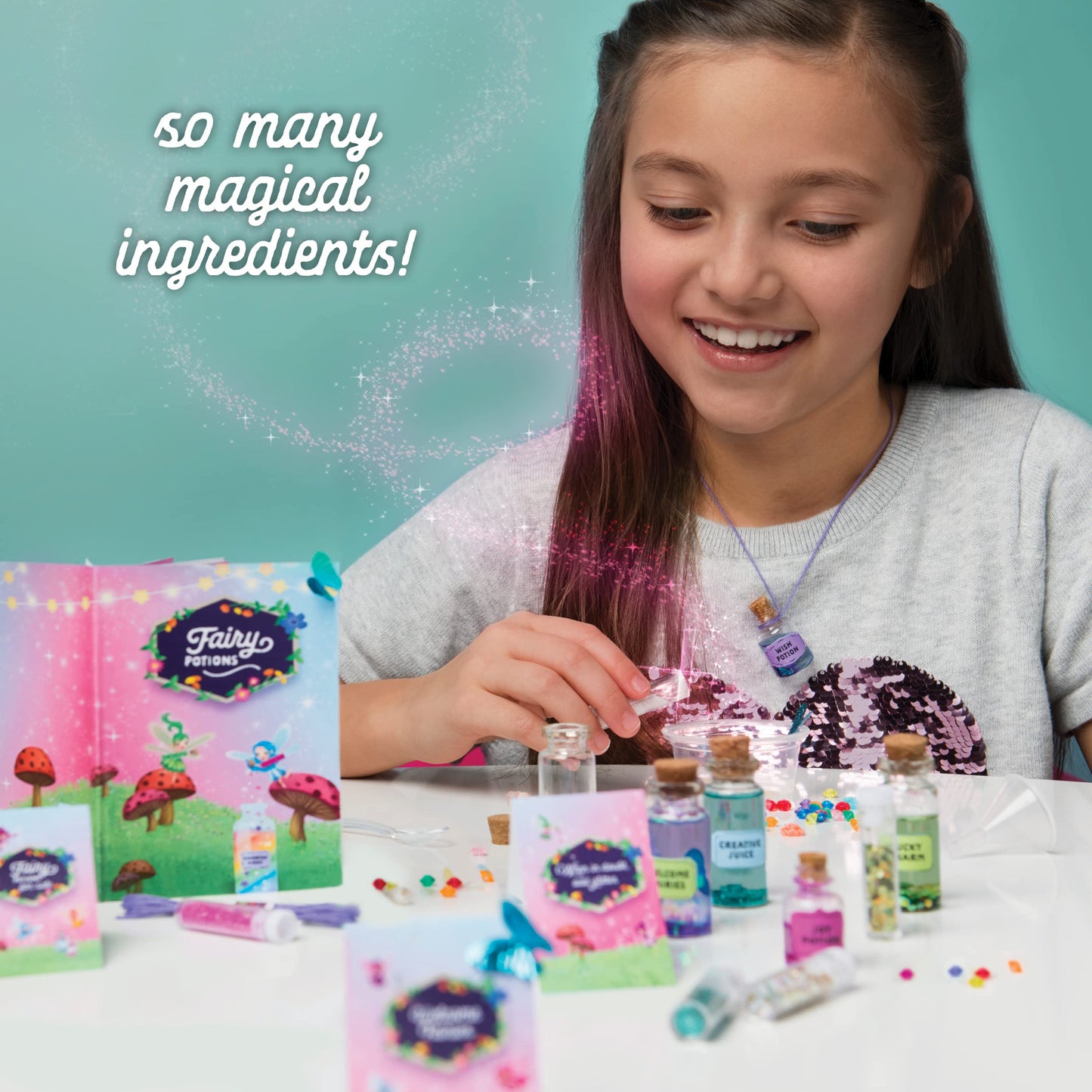 Craft-Tastic – Fairy Potions Craft Kit – Make 9 Magical Fairy Potions