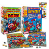 Avengers Puzzles - Captain America & Iron Man 2x300pc Sets Plus Stickers | Marvel Superhero Puzzles for Kids Teens & mature-themeds