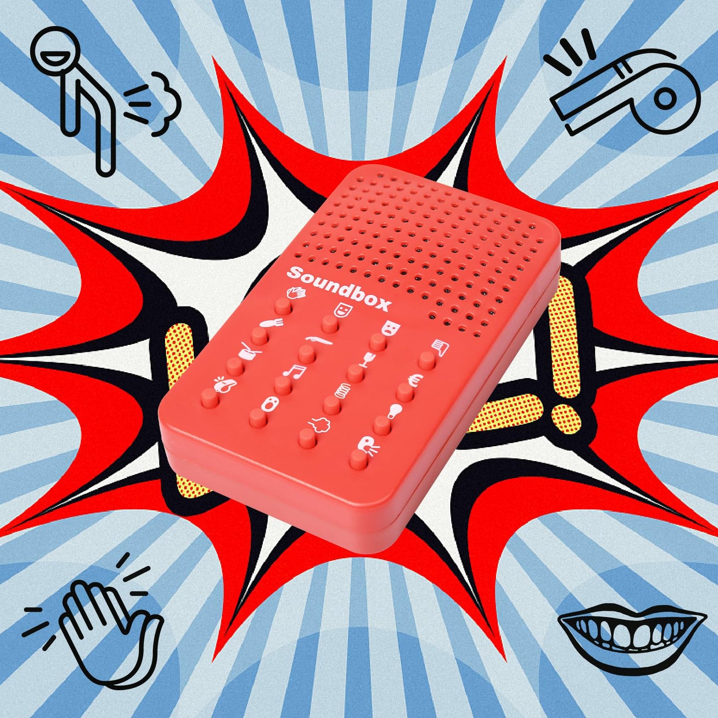 Sound Machine With 16 Sound Effects,Electronic Sound Maker,Prank Items Gift For Kids & Adults,Fart Noise Maker Pranks,Prankster