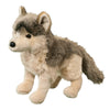 Douglas 18 Smoke Wolf Plush Stuffed Animal - Cream, Gray & Black - Soft, Cuddly Toy for Kids and Collectors