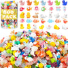 Barydat 800 Pcs Mini Resin Animals Figures Bulk Miniature Toys Garden Accessories for Pranks Hide Party Gift Duck Tiny Resin Toys for Crafts Micro Landscape Plant Pots Dollhouse(Classic)