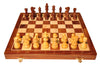 PALM ROYAL HANDICRAFTS Handmade Rosewood Foldable Chess Board Set Wooden with Non Magnetic Pieces and Extra Queens for 2 Players