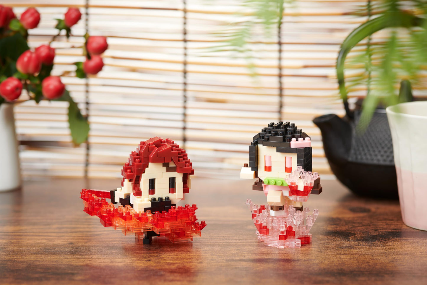 Nanoblock - Demon Slayer: Kimetsu No Yaiba - Nezuko Kamado (Blood Demon Art), Character Collection Series Building Kit