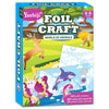 Foil Art Craft Kits For Kids , Animals Mega Mess -Free Fun Activity Set For Child, Diy Printing Craft Kits, Gifts For Ages 4 5 6