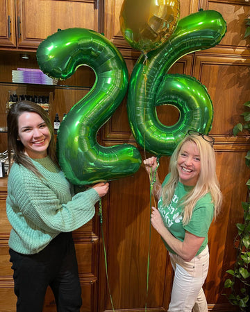 16 Balloon Number, Green Number 16Th Birthday Balloons 40 Inch, Sweet 16 Years Old Green Birthday Decorations For Boys Girls, 16