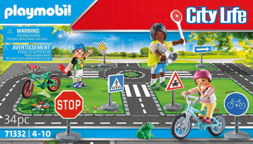 Playmobil Traffic Education Set - Multicolor, One Size, Plastic, Model 71332
