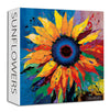 Pickforu Sunflower Puzzles For Adults 1000 Pieces, Colorful Gradient Flower Puzzle, Fine Art Jigsaw Puzzles 1000 Pieces Painting, Sunflower Floral Puzzle As Sunflower Decor