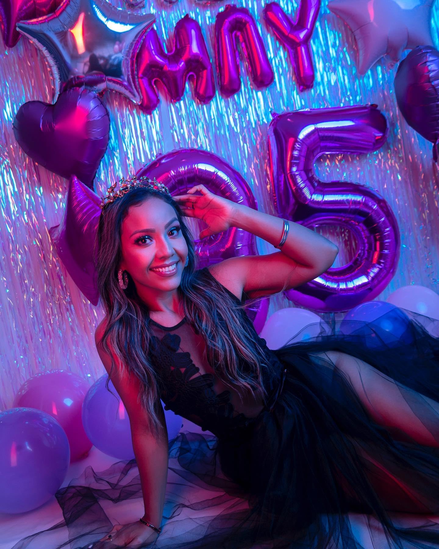 Purple Number 5 Balloon 40 Inch, 5 Balloon Number, 5Th Birthday Decorations, Purple Party Supplies For Boys Girls