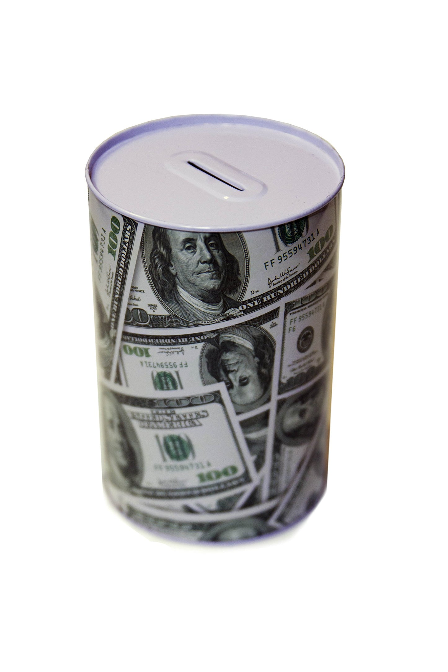 Homebay 100 Dollar Bill Metal Money Coin Piggy Bank