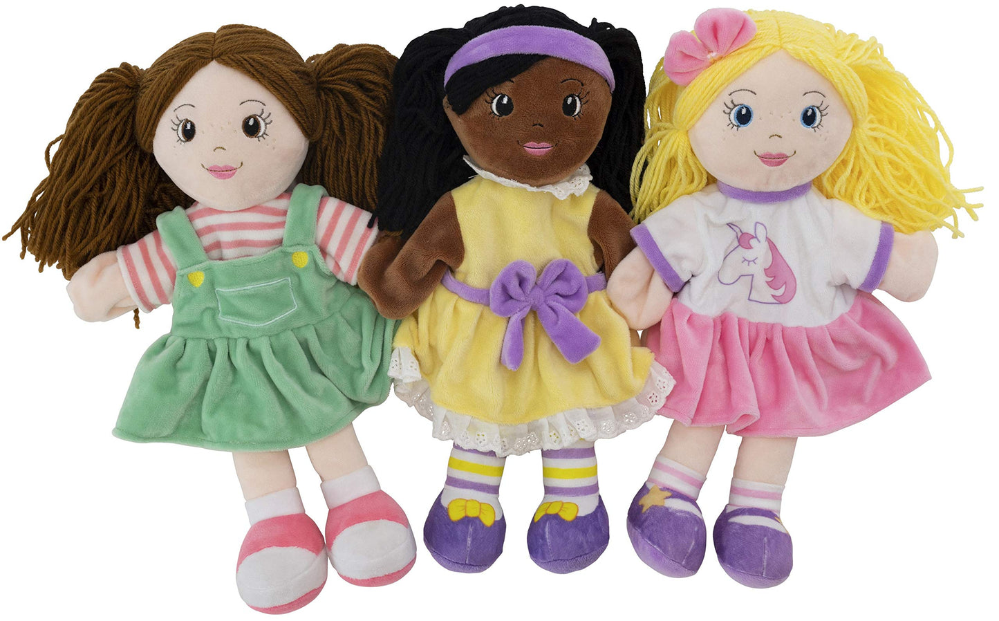 Playtime By Eimmie Hand Puppets - Hand Puppets For Girl And Boy - African American Puppet Toy, Theater, Show - Black - 14 Inches