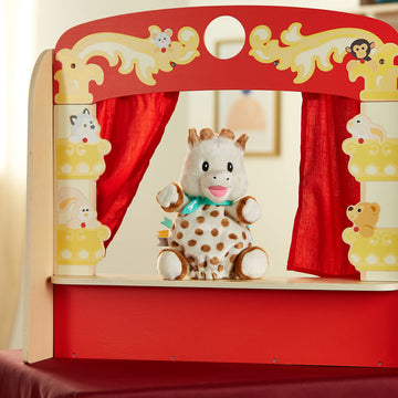 Sophie La Girafe | Sweetie Puppet Comforter | Ultra Soft & Fun | Comfort Or Entertain Baby With Sophie La Girafe Puppet | Awaken All 5 Senses