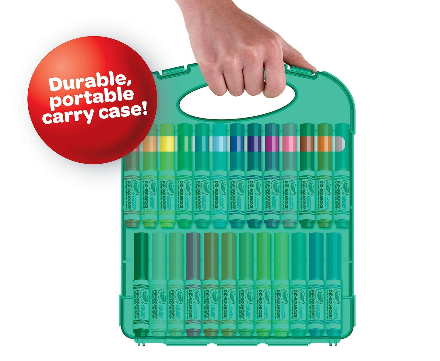 Crayola Pip Squeaks Washable Marker Set (65Ct), Coloring Set, Art Supplies For Kids, Drawing Kit, Kids Travel Activity, Easter Basket Stuffer, 4+