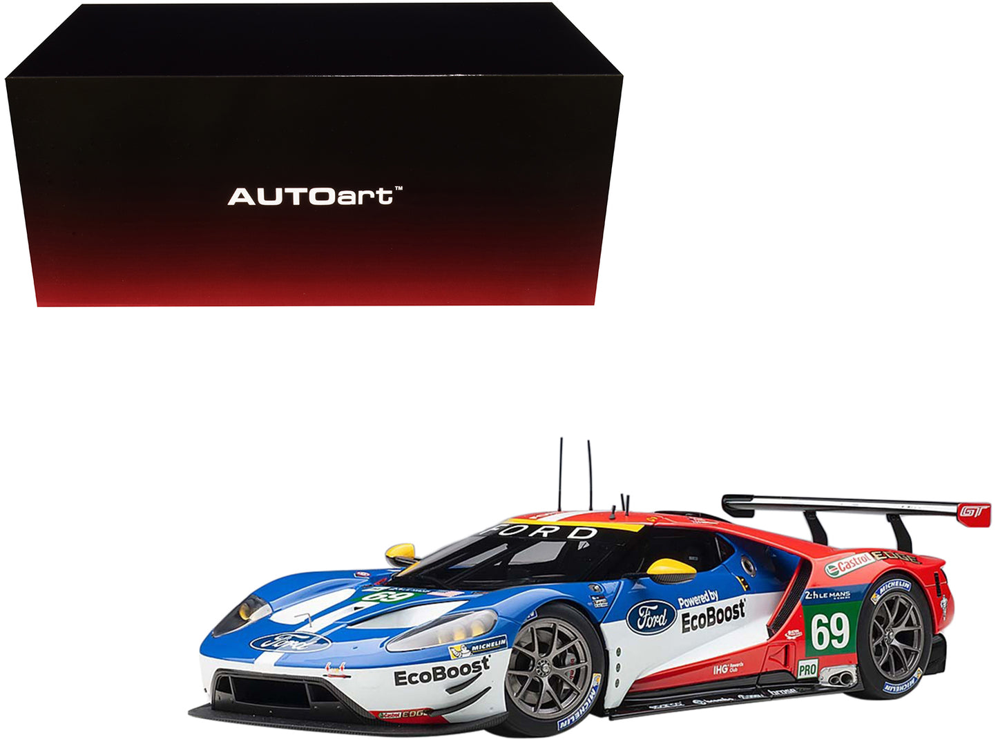 Ford Gt #69 Ryan Briscoe - Richard Westbrook - Scott Dixon ''Ford Chip Ganassi Team Usa'' 24H Le Mans (2016) 1/18 Model Car By A