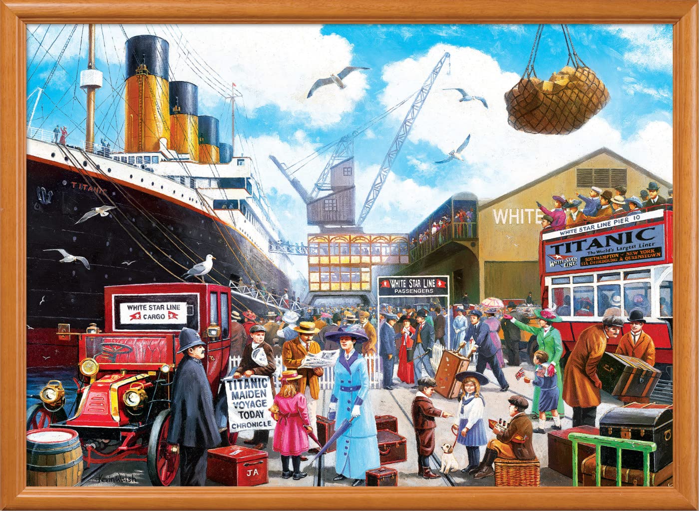Masterpieces 1000 Piece Jigsaw Puzzle For Adults, Family, Or Youth - Titanic Boarding - 19.25'X26.75'