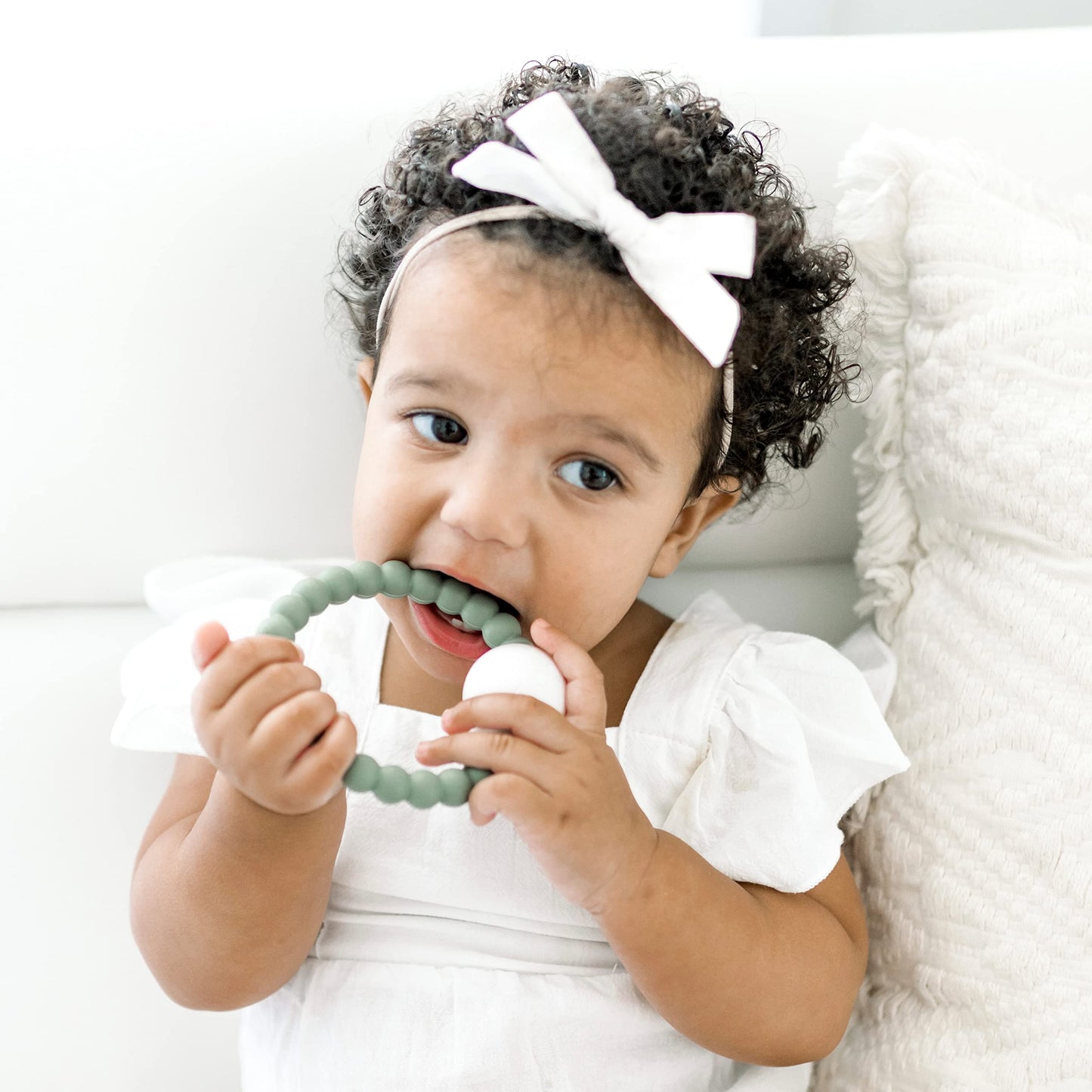 Ryan And Rose Cutie Teether Rattle (Ivy)
